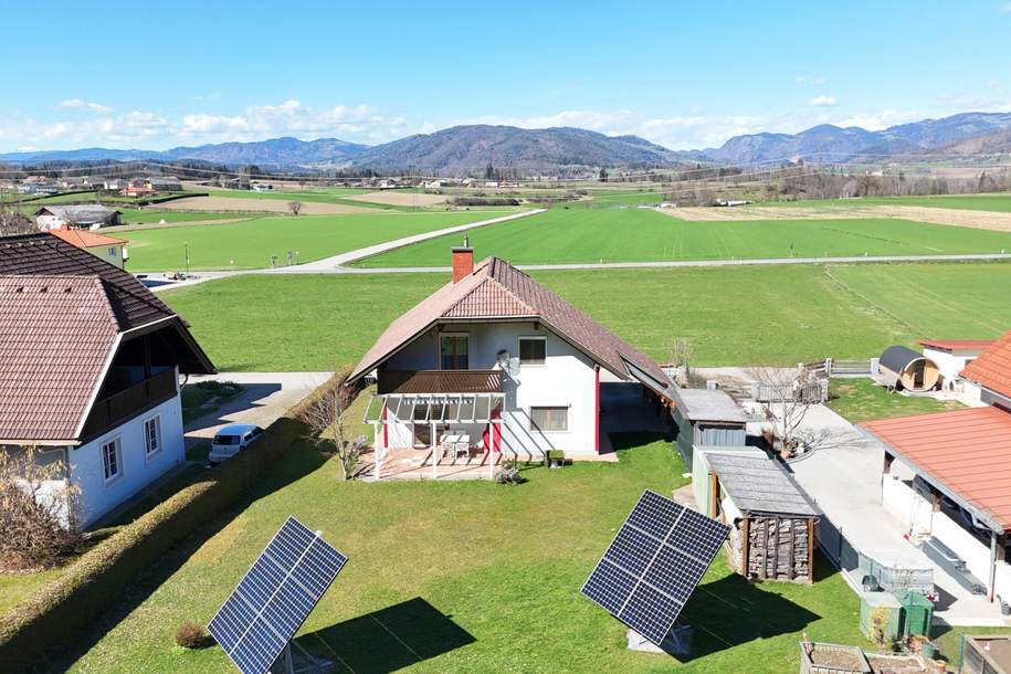 Grünes Familiendomizil am Klopeinersee: Sonnenverwöhnt und umweltfreundlich, Haus-kauf, 350.000,€, 9122 Völkermarkt