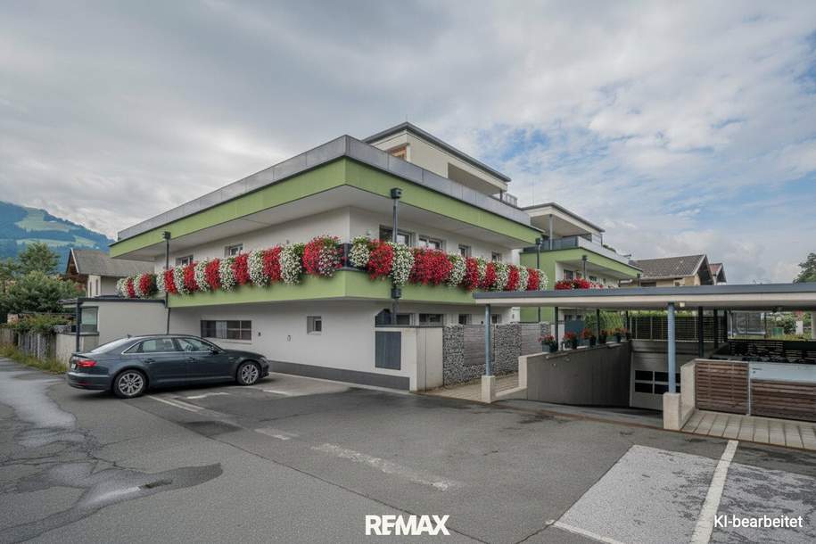 Exklusive 4-Zimmer-Wohnung mit traumhaftem Bergblick und großzügigem umlaufendem Balkon in St. Johann, Weitau, Wohnung-kauf, 795.000,€, 6380 Kitzbühel