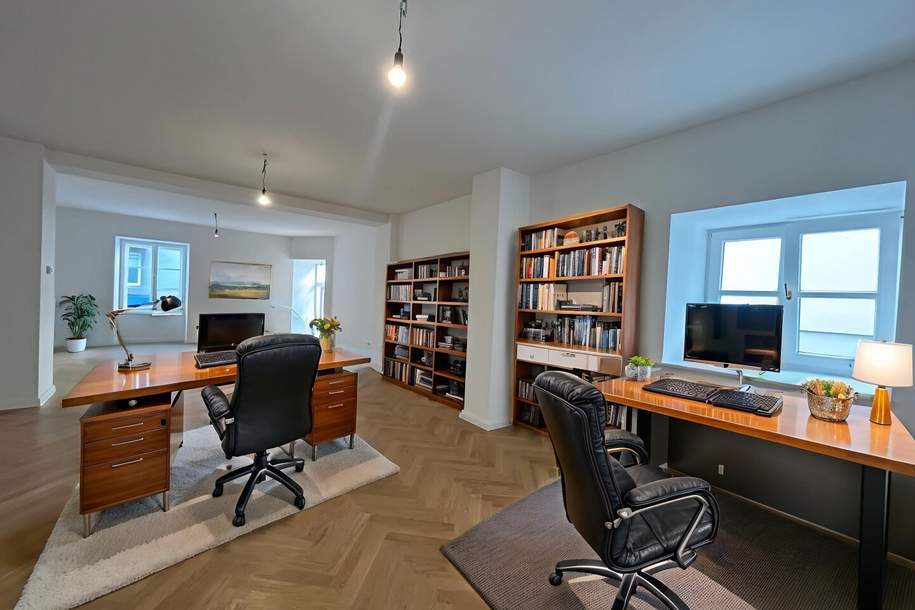 1190! Frisch sanierte, loftartige Bürofläche inkl. Archiv/Lager zum Kauf!, Gewerbeobjekt-kauf, 490.000,€, 1190 Wien 19., Döbling