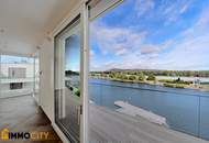 EXKLUSIVE PENTHOUSE-RESIDENZ DIREKT AM WASSER – CA. 363 M² &amp; RUND 485 M² PRIVATE FREIFLÄCHEN | THE SHORE, 1190 WIEN