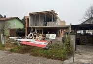 Rohbau einer Luxusvilla in beliebter Siedlungslage