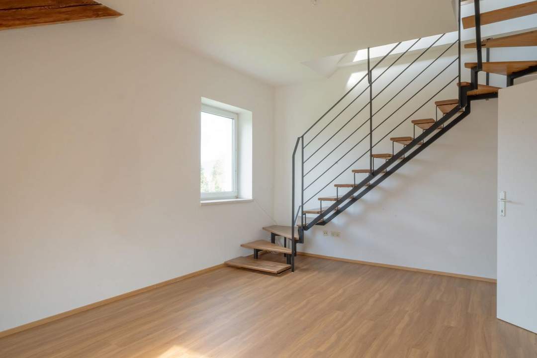 Wohnen mit Weitblick – Maisonette mit historischem Flair