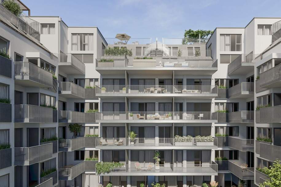THE ARIK · 2-Zimmer-Neubau mit Loggia – langfristig wertvoll investiert, Wohnung-kauf, 202.400,€, 1160 Wien 16., Ottakring