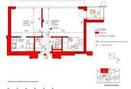 2-Zimmer-Wohnung mit Balkon – mit Blick auf Palais Schönburg