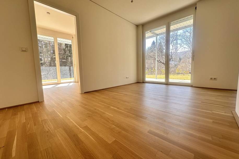 ERSTBEZUG: 3 Zimmer + 138 m² Garten/Terrasse | Graz-Gösting, Wohnung-kauf, 289.000,€, 8051 Graz(Stadt)