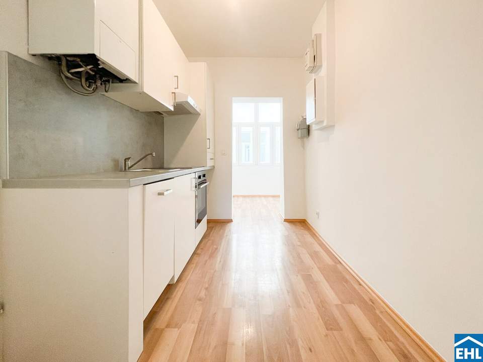 Innenhofruhelage Nähe Schlachthausgasse: Charmante 2 Zimmer-Altbauwohnung