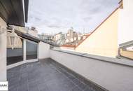 3 Zimmer-DG-Wohnung mit 2 hofseitigen Terrassen nahe Oper