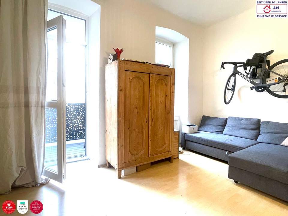 Charmante 36 m² Wohnung, 12. Bezirk in Ruhelage mit Balkon