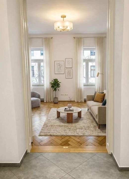 Provisionsfrei - Generalsanierte Altbauwohnung im Stuwerviertel – 2/3 Zimmer (Provisionsfrei)