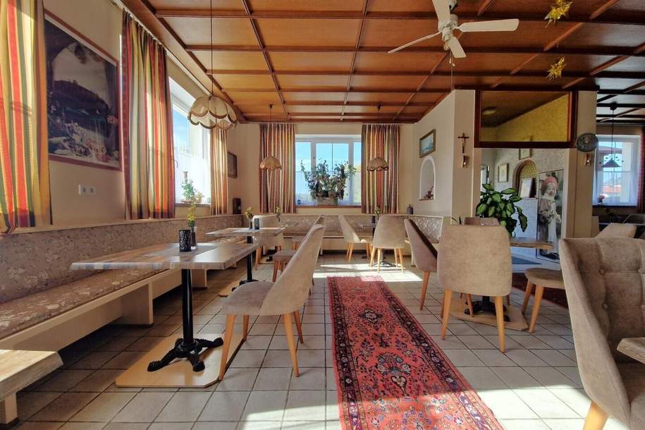 Alteingesessene Gastro mit sonnigem Gastgarten und 12 Parkplätzen in Elixhausen zu verkaufen!, Gewerbeobjekt-kauf, 5161 Salzburg-Umgebung