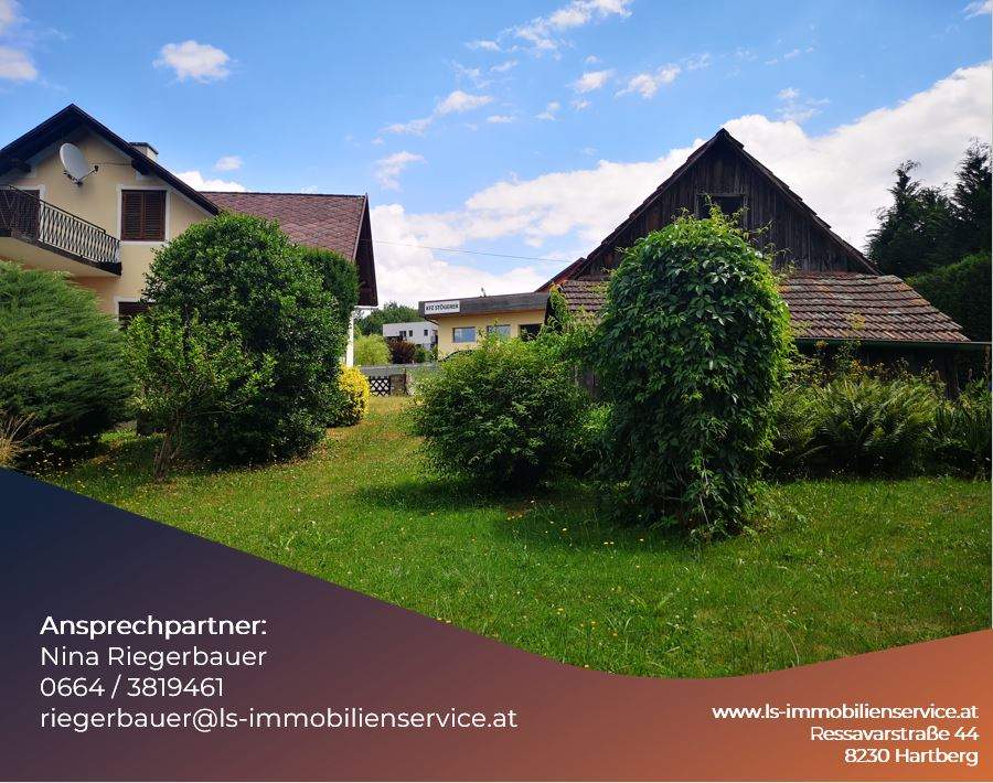 Einfamilienhaus mit viel Platz, sonnigem Garten, Terrasse und Nebengebäude!