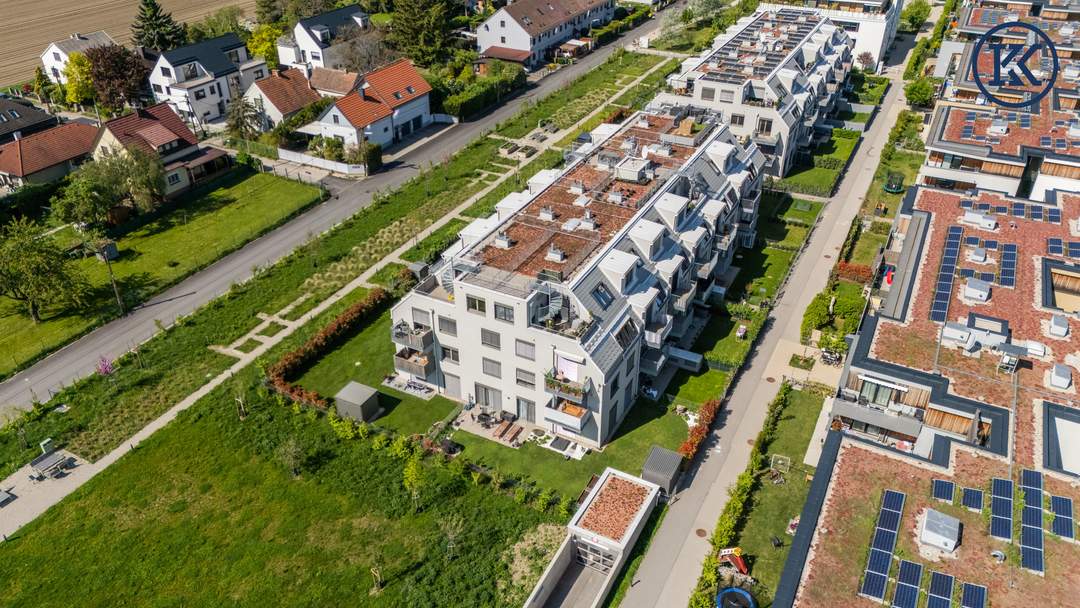 Sonnendurchflutetes Dachgeschossjuwel mit Gartenblick & Nähe zur Lobau