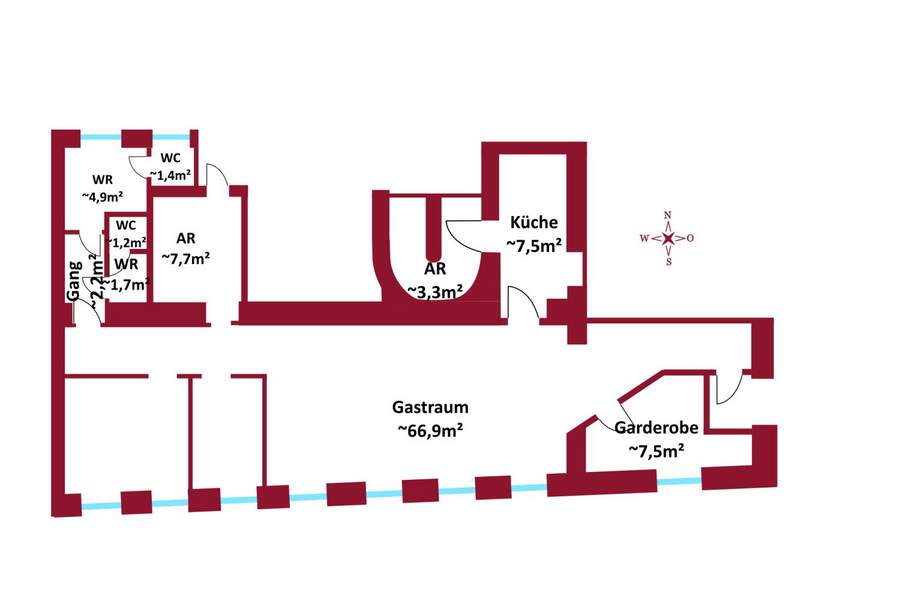 U1 in 5 Minuten erreichbar - Kurzzeitvermietung möglich - Lift im Haus - Zusammenlegung von Wohnungen möglich - Dachgeschoß Ausblick, Gewerbeobjekt-kauf, 195.000,€, 1100 Wien 10., Favoriten