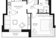 Muhr58 | Smarte 2-Zimmerwohnung mit Balkon | Erstbezug | Top Anlegerobjekt