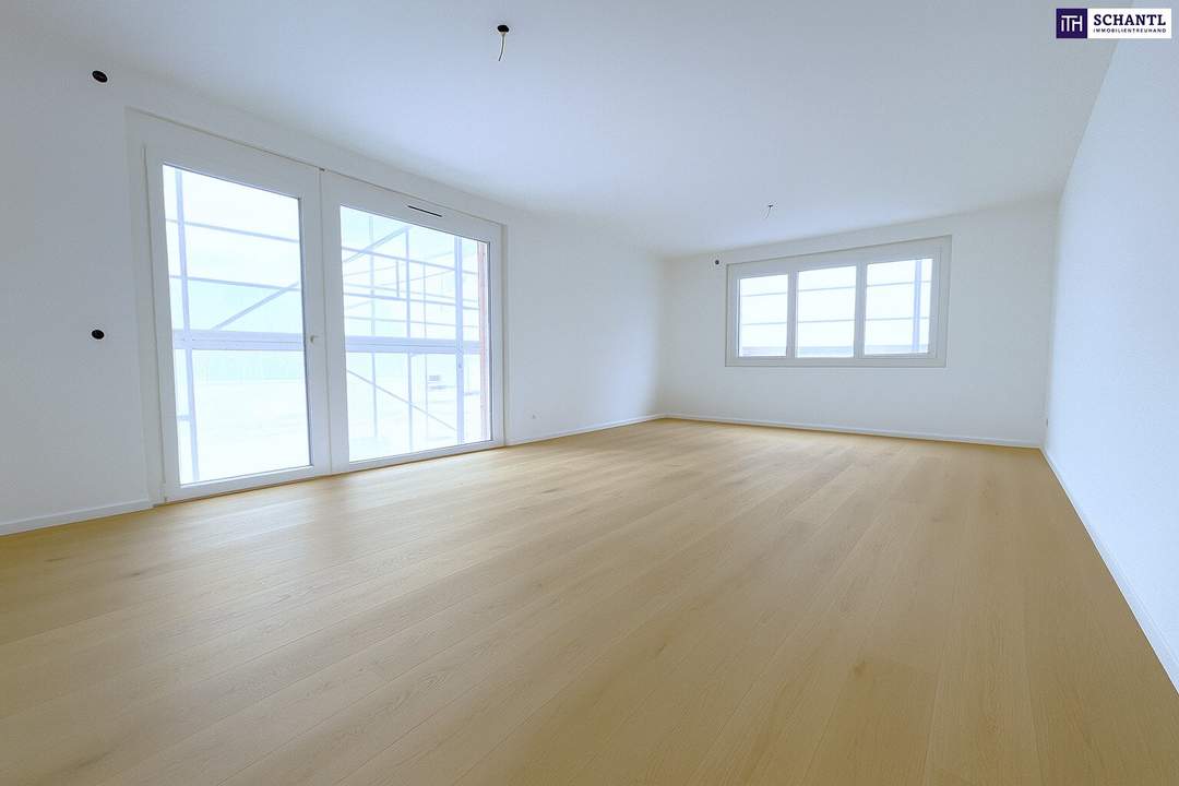 Naturnah + perfekt angebunden! 4-Zimmer-Gartenwohnung mit hochwertiger und nachhaltiger Ausstattung im DAS WEGL!