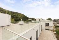 Meisterstück moderner Architektur: Penthouse mit 230m2 Terrasse &amp; Wasserblick