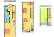 **ZENTRALE DACHGESCHOSSWOHNUNG INKL. TERRASSE**INNENHOFLAGE**2 ZIMMER**EINBAUKÜCHE**Ecke Naschmarkt