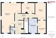 Einzugsbereites Haus mit großer Garage und großem Grundstück