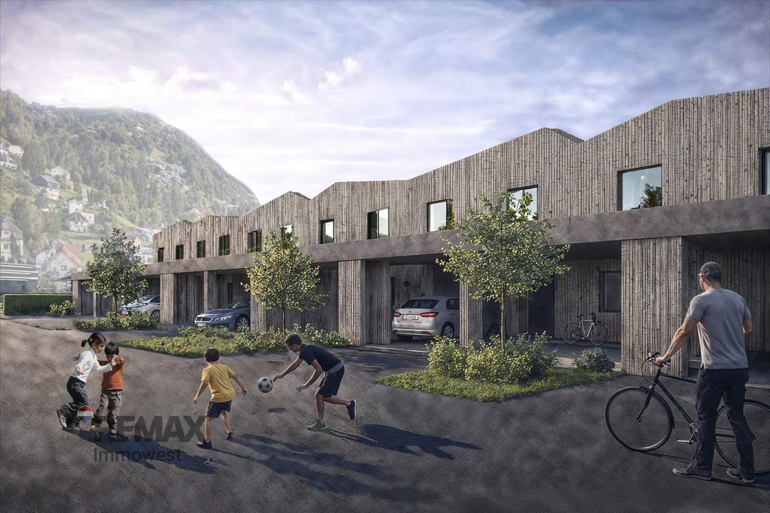 Modern wohnen in Wolfurt: Wohnbebauung mit Reihenhauscharakter in attraktiver Lage / Haus F