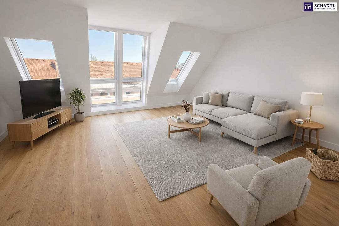 Ihr Logenplatz über der Stadt – Exklusives 4-Zimmer-Dachgeschossjuwel mit drei Terrassen &amp; moderner Haustechnik *** Überzeugen Sie sich selbst bei einer persönlichen Besichtigung ***
