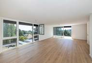 Dacherstbezug mit spektakulärem Wienblick, Terrassen & Dachterrasse in "WOLKE sieben"