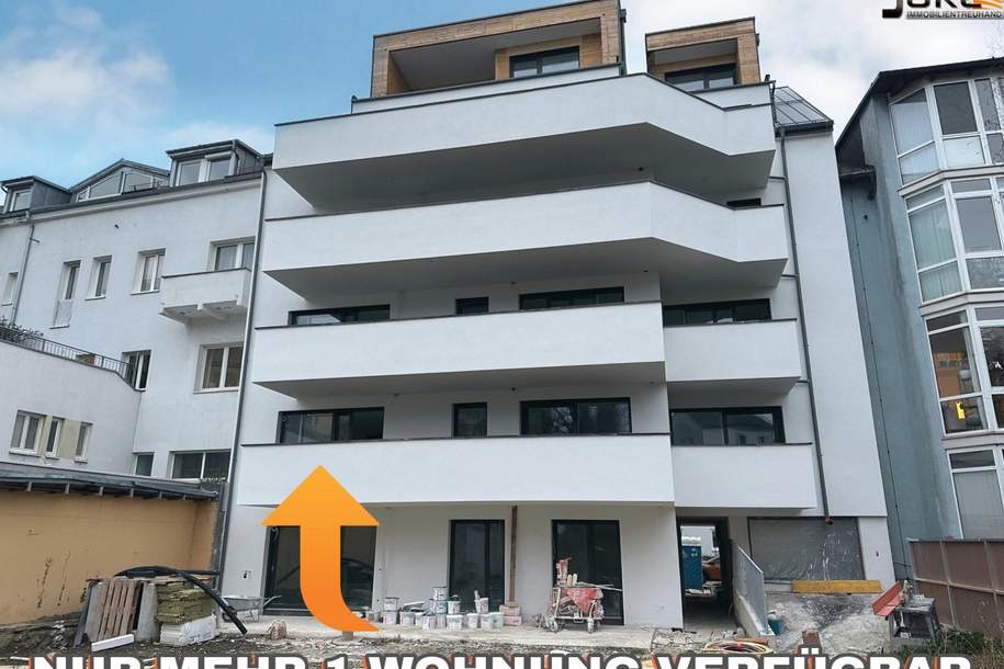 LINZ/URFAHR (Auberg) : NEUBAU - EIGENTUMSWOHNUNG ca. 76,65 m² Wohnfläche, 3 Zimmer + Balkon, inkl.Tiefgaragenstellplatz + EIGENGARTEN möglich, Wohnung-kauf, 480.900,€, 4020 Linz(Stadt)