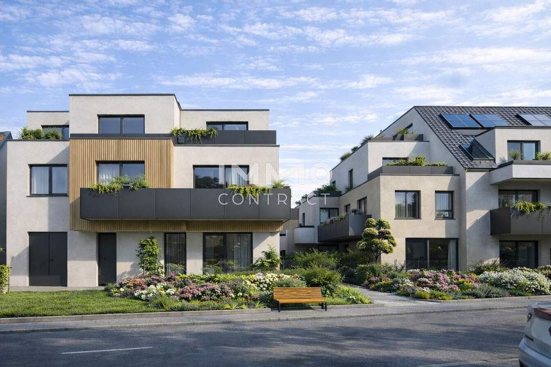 Lichtdurchflutete Neubauwohnung mit Terrasse und Garten in Neulaa