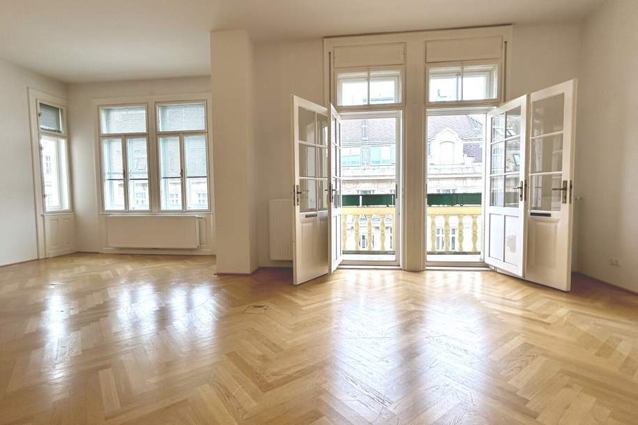 1030! Stilvolle 4-Zimmer Altbauwohnung mit Balkon Nähe Rochusmarkt!, Wohnung-miete, 4.624,05,€, 1030 Wien 3., Landstraße