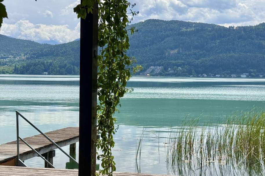Wörthersee - Villa Aera: exklusiver Atriumbungalow mit Outdoorpool und privatem Seezugang, Haus-kauf, 2.500.000,€, 9201 Klagenfurt Land