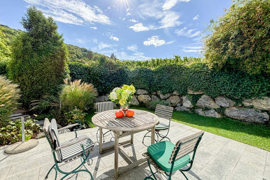 Kahlenbergerdorf: Bezaubernde Garten-Terrassen-Wohnung im historischen Ambiente, Wohnung-kauf, 1.490.000,€, 1190 Wien 19., Döbling