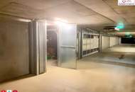 Abgeschlossene Doppel-Garagenbox mit Rolltor & Strom – 3. UG, nur Eigentümer, U1 Kagraner Platz