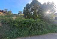 Hanggrundstück in ruhiger Lage