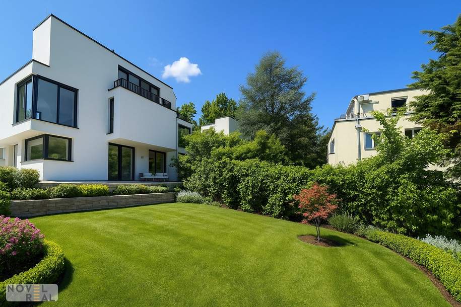 VILLE NEUVE - Moderne, exklusive Luxusvilla in bester Lage! Ein Leben in Luxus! BALD FERTIG!, Haus-kauf, 1190 Wien 19., Döbling