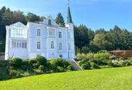 Historische Villa mit Blick auf die Donau