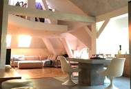 POWER PENTHOUSE! Künstler-Loft! TRAUMAUSBLICK ! Loftartige helle Dachterrassenwohnung in guter Wohnruhelage!
