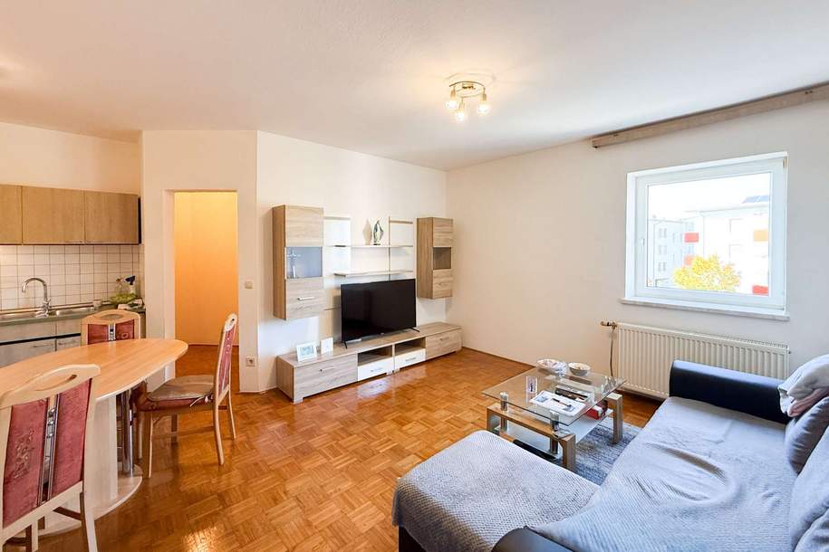 2-Zimmer-Wohnung in Leonding | Küche | provisionsfrei &amp; ab 1. Jänner verfügbar, Wohnung-miete, 740,00,€, 4060 Linz-Land