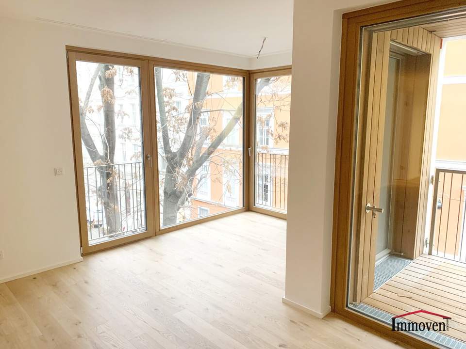 Neubau und Toplage: Straßenseitige, moderne 2-Zimmerwohnung mit Loggia! (Mietbeginn 01.02.2027)