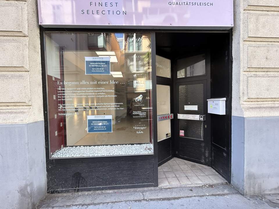1040! Sanierungsbedürftiges, kleines Geschäftslokal langfristig zu mieten!