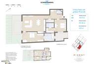 Familienwohnung mit zwei Master Suiten und eigenem Garten!
