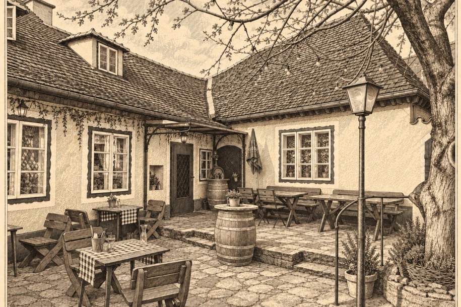 Grinzing: Anlageobjekt mit Potenzial - und einem Wiener Traditionsbetrieb als Pächter, Gewerbeobjekt-kauf, 1.100.000,€, 1190 Wien 19., Döbling