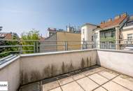** Top gepflegte 4 Zimmer Dachgeschoss Wohnung mit Alleinutzung 3er hofseitigen Terrassen - Maisonette Wohnung - Nähe Bahnhof Gersthof ** ab sofort **