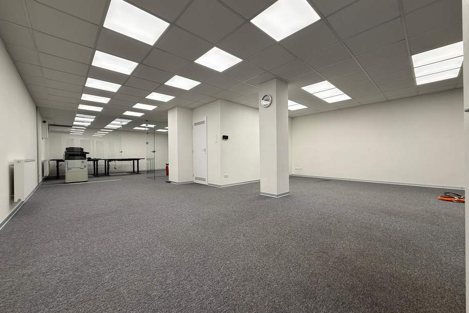 Sichtbare Geschäftsfläche mit großer Glasfront, Seminarraum und Klimaanlage, Gewerbeobjekt-miete, 2.035,90,€, 1120 Wien 12., Meidling