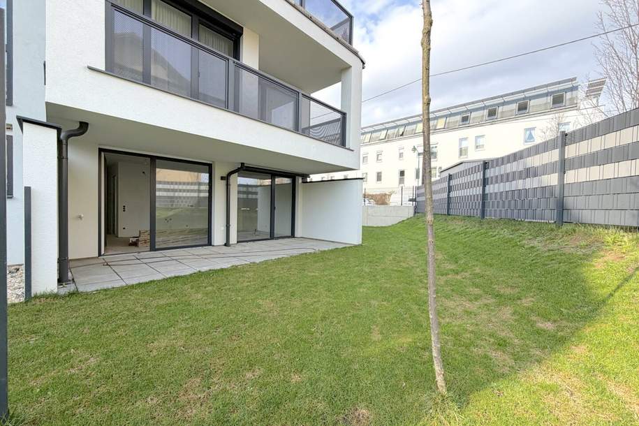 Viel draußen, smart drinnen – Gartenwohnung für modernes Wohnen - 3 Zimmer im Erstbezug!, Wohnung-kauf, 399.000,€, 1210 Wien 22., Donaustadt