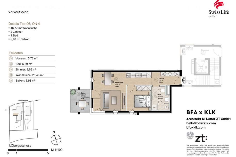 Exklusive Balkonresidenz – modernes Wohnen im Grünen, Wohnung-kauf, 475.000,€, 1170 Wien 17., Hernals
