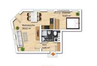 1060: Freundliche 2 Zimmer Wohnung inkl. Heizung