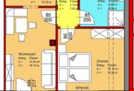 Nette Single-Wohnung mit Balkon