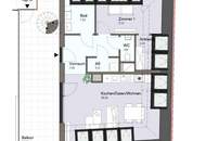 Exklusive 3-Zimmer-Dachgeschosswohnung mit Ankleide, großem Balkon & Dachterrasse