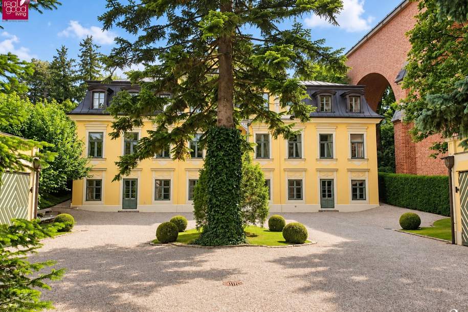 HISTORISCHE PRESTIGE-VILLA IN WIEN-MAUER – EXKLUSIVE RESIDENZ MIT PARKGARTEN, POOL & REPRÄSENTATIVEN RÄUMLICHKEITEN, Haus-miete, 14.207,60,€, 1230 Wien 23., Liesing