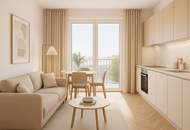 "DONAU PERLE"! ERSTBEZUG! MODERNE 2-ZIMMER-WOHNUNG MIT BALKON UND TRAUMHAFTEM PARKBLICK!