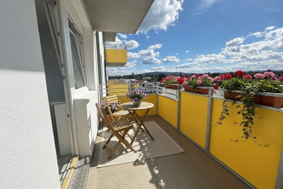 ERSTBEZUG „ein viertel grün“ in Wiener Neustadt - zentral gelegene 3 Zimmerwohnung mit Balkon, Wohnung-miete, 895,47,€, 2700 Wiener Neustadt(Stadt)